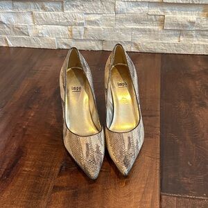 Impo Snakeskin Pattern Heels
